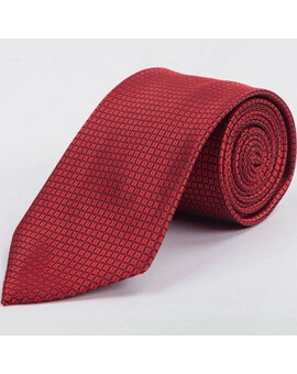 Аренда красного галстука с узором для мужского костюма, изображение 1