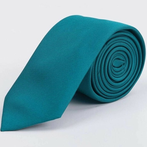 Аренда однотонного зеленого галстука для мужского костюма
