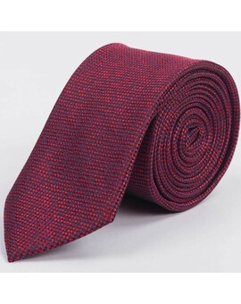 Арендовать галстук бордового цвета с мелким узором для мужского костюма, изображение 1