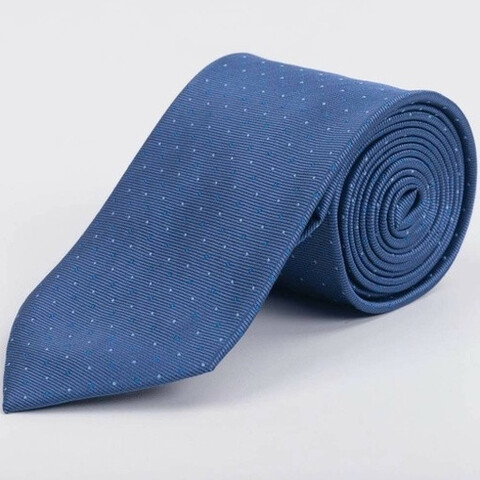 Прокат голубого галстука с узором для мужского костюма