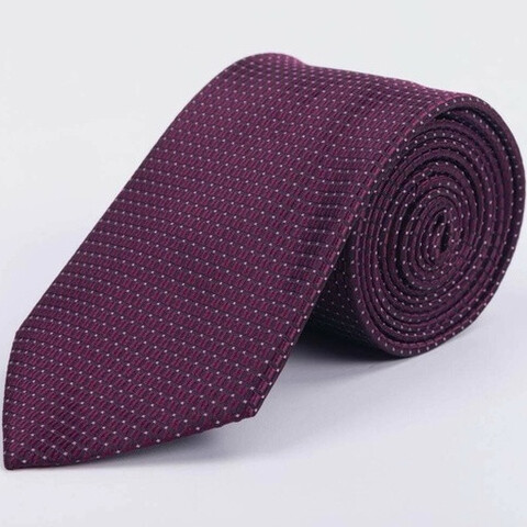 Аренда фиолетового галстука с узором для мужских костюмов