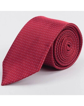 Аренда галстука бордового цвета с белым фактурным узором для мужского костюма, изображение 1