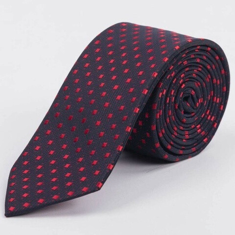 Прокат бордового галстука с ярким узором для мужского костюма