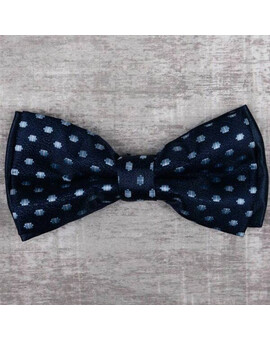 Аренда бабочки синего цвета с разноцветным узором для мужского костюма, изображение 1