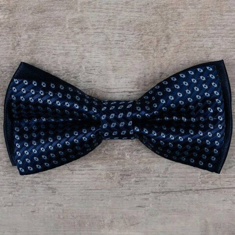 Аренда бабочки синего цвета в мелкую клетку для мужского костюма