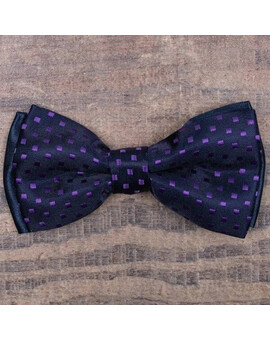 Аренда бабочки с фиолетовыми вставками для мужских костюмов, изображение 1