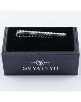 Аренда зажима черного цвета с гравировкой для мужских костюмов, изображение 1