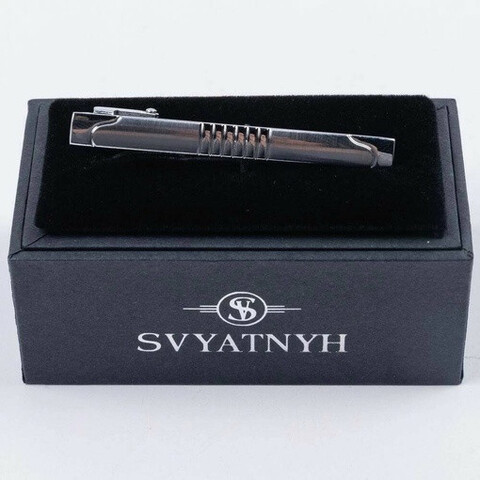 Прокат классического зажима с гравировкой для мужских костюмов